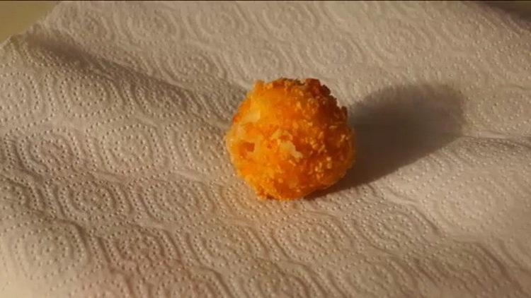 prăjiți ingredientele