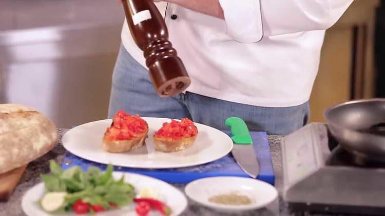 bruschetta au poivre