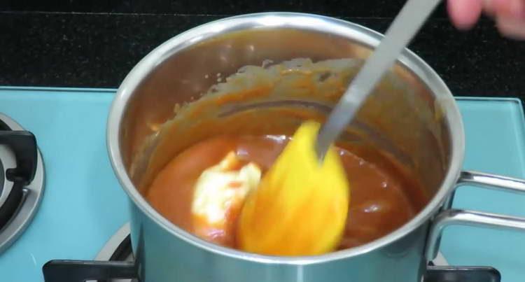 tilsæt smør på stewpan