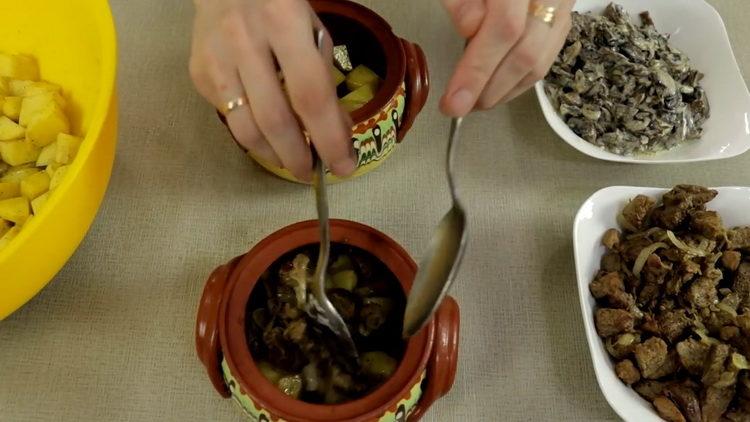 vložte ingredience do hrnce