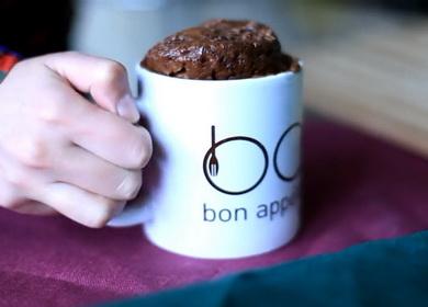 كب كيك في 5 دقائق فقط