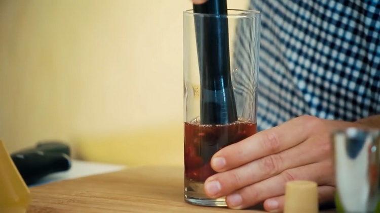 Mischen Sie die Zutaten