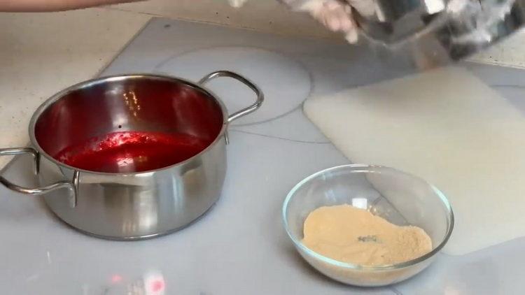 mezclar los ingredientes