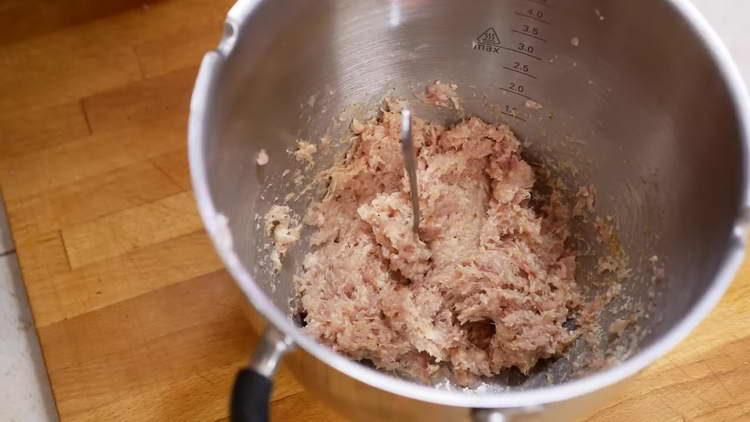 bland hakket kød grundigt