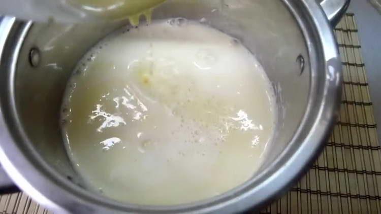 envoyer le mélange au poêle