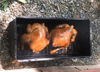 Comment fumer du poulet - une recette étape par étape avec des photos