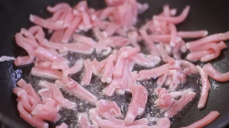 carne de porc prăjită