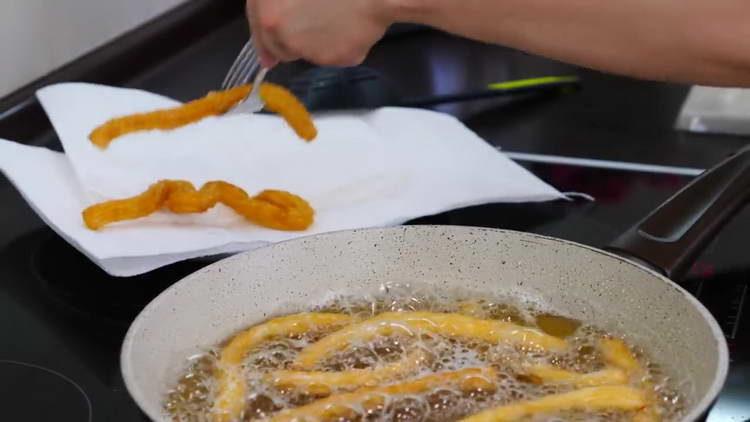 put the baked goods on a plate