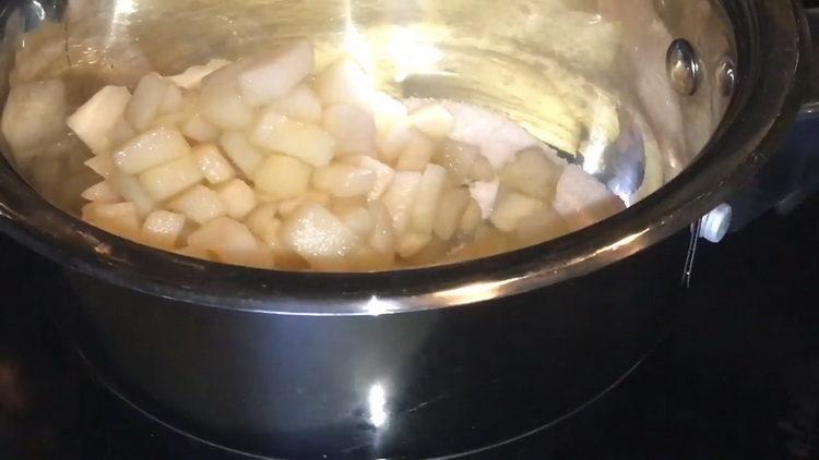 besoin de caraméliser la poire