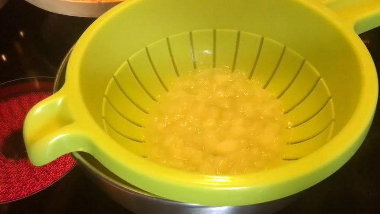 préparer les ingrédients