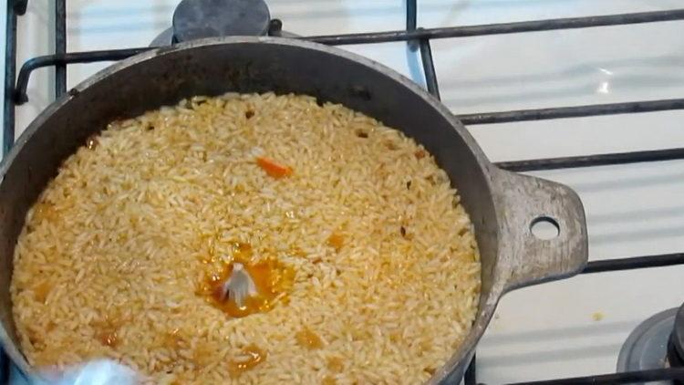 Knoblauch hinzufügen