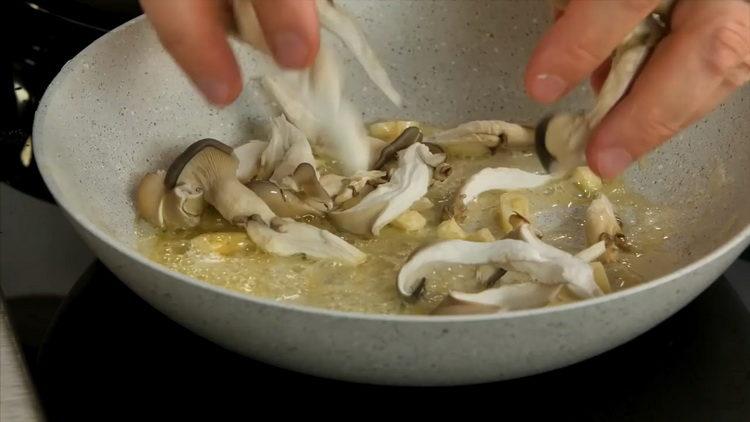 faire frire les champignons