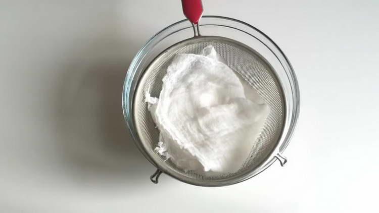 покрийте сместа с марля