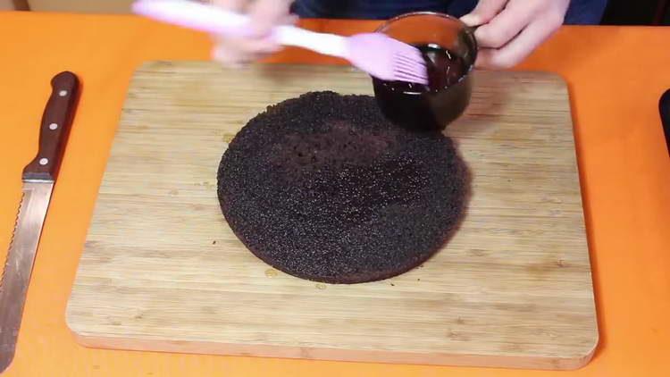 grease cakes with syrup