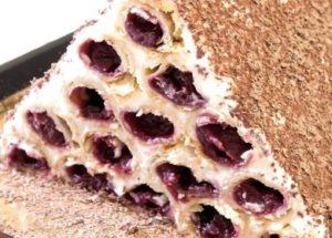 vi förbereder en fantastisk kakaklosterstuga med körsbär