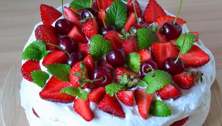 La recette d'un délicieux gâteau Pavlov