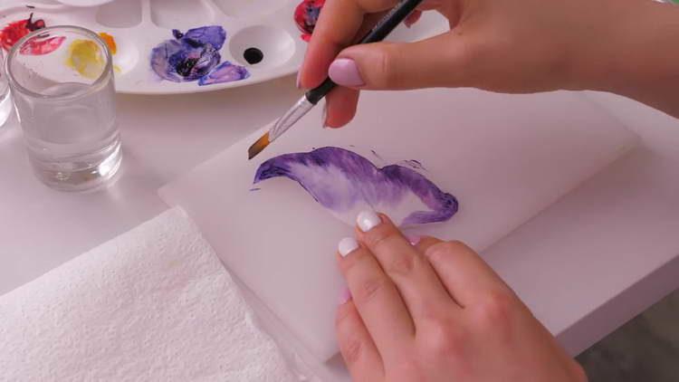 jedzenie barwiące motyla