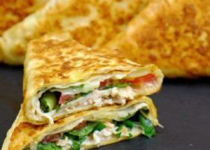 pregătiți triunghiuri pita savuroase cu umplutură