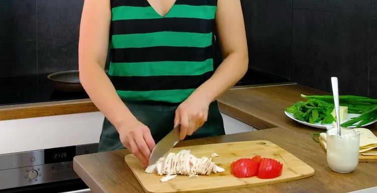 нарязано пиле