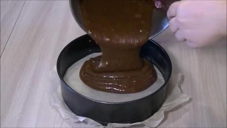 vložte ingredience do formy